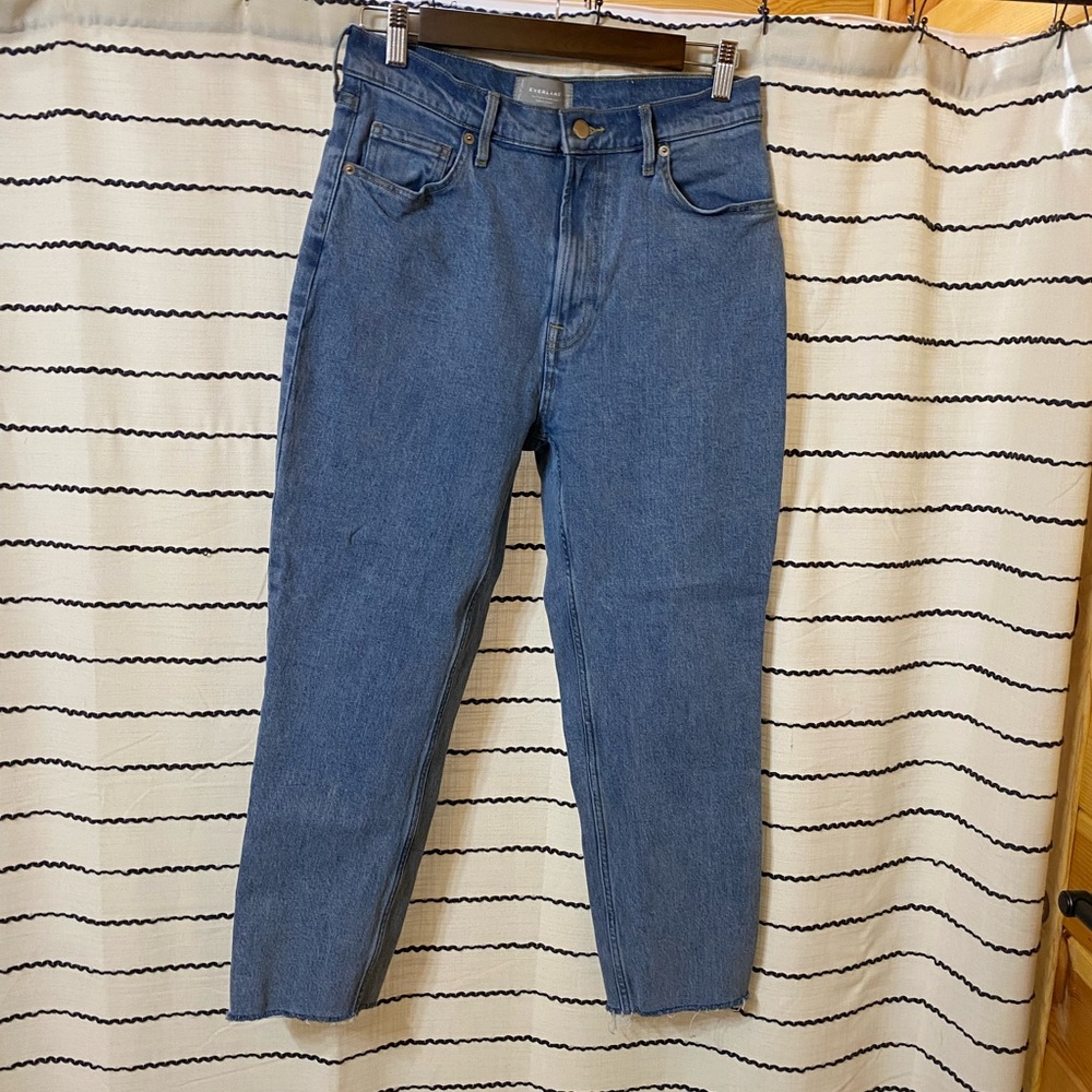 Everlane Organic Cotton Cheeky Jeans - Blue